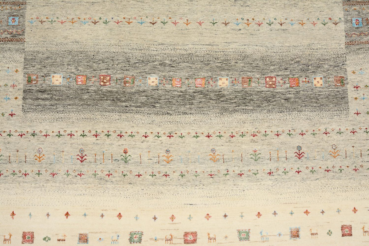 Tapis Gabbeh - Loribaft Indus - 304 x 201 cm - multicolore