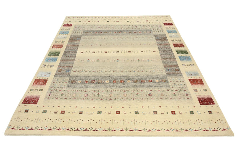 Tapis Gabbeh - Loribaft Indus - 252 x 203 cm - multicolore