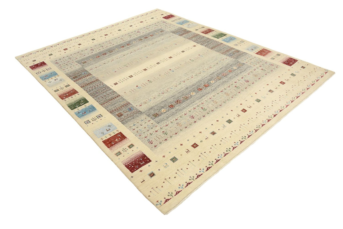 Tapis Gabbeh - Loribaft Indus - 252 x 203 cm - multicolore