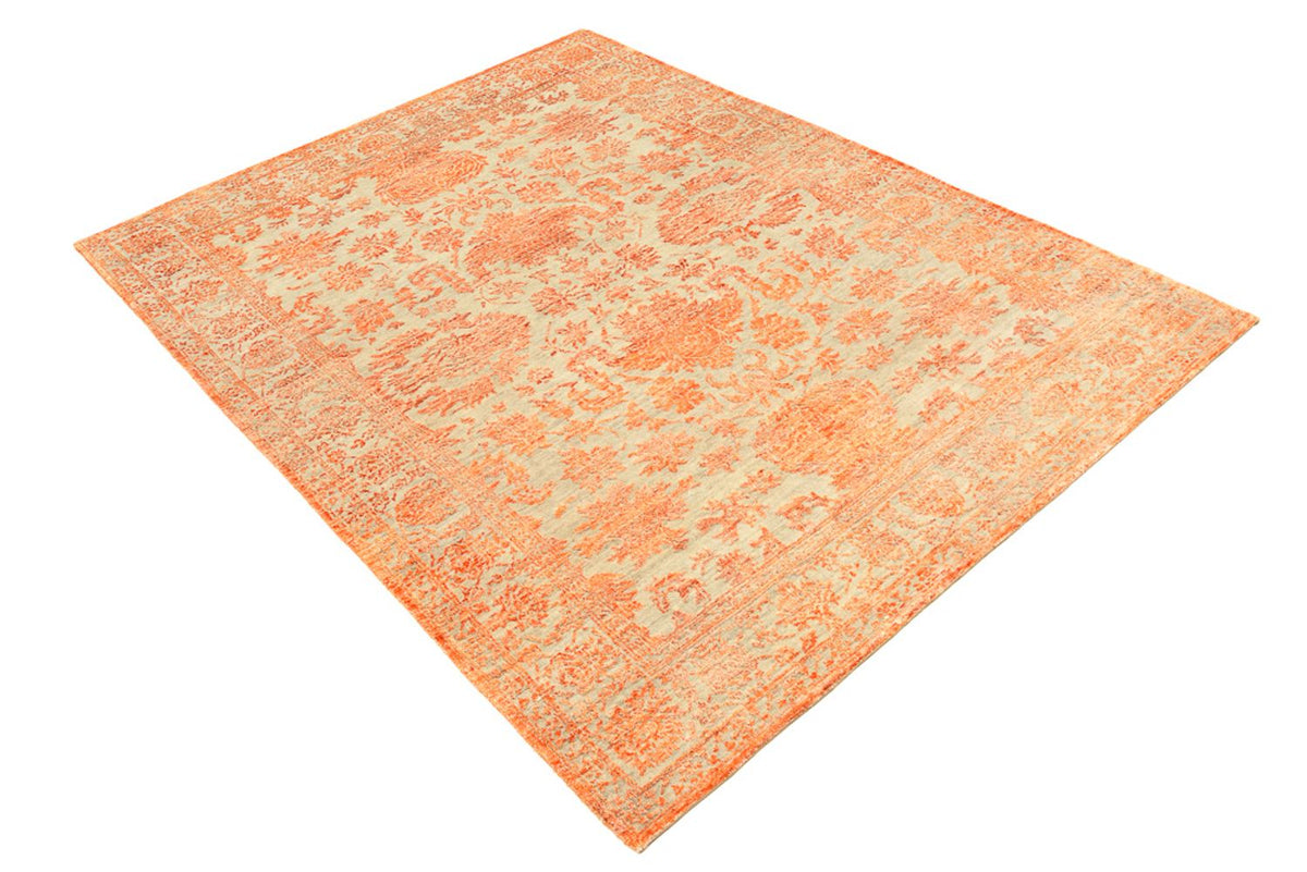 Tapis design - 200 x 154 cm - rouille