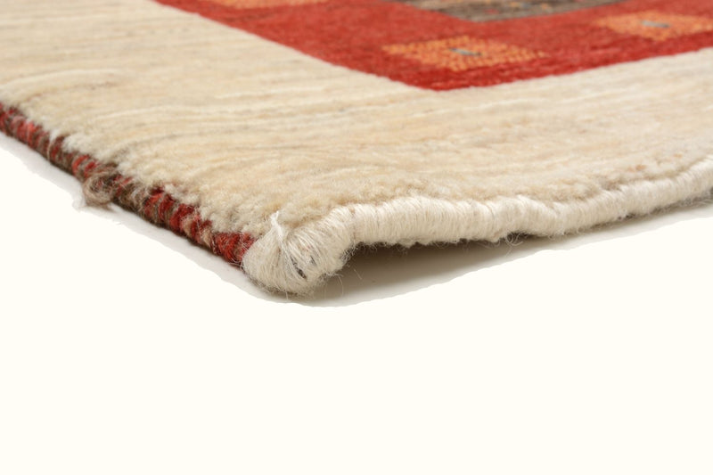 Tapis Gabbeh - Loribaft Persan - 205 x 150 cm - marron