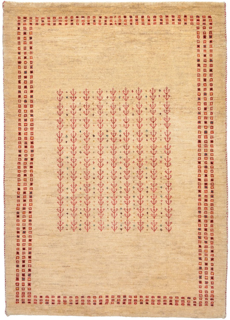 Tapis Gabbeh - Loribaft Persan - 119 x 81 cm - naturel