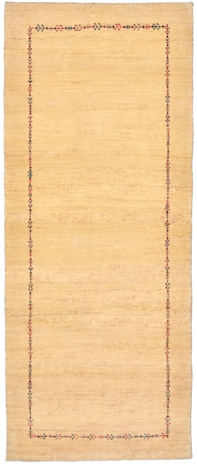 Tapis de couloir Tapis Gabbeh - Loribaft Persan - 199 x 79 cm - naturel