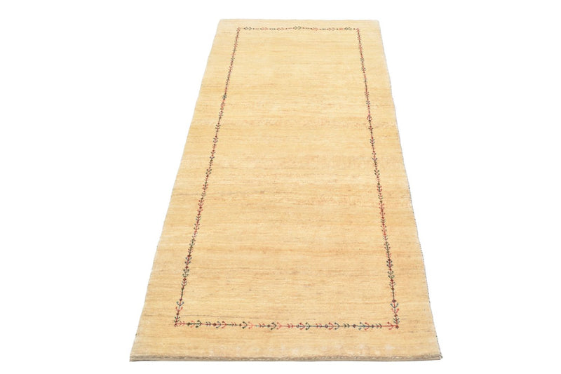 Tapis de couloir Tapis Gabbeh - Loribaft Persan - 199 x 79 cm - naturel