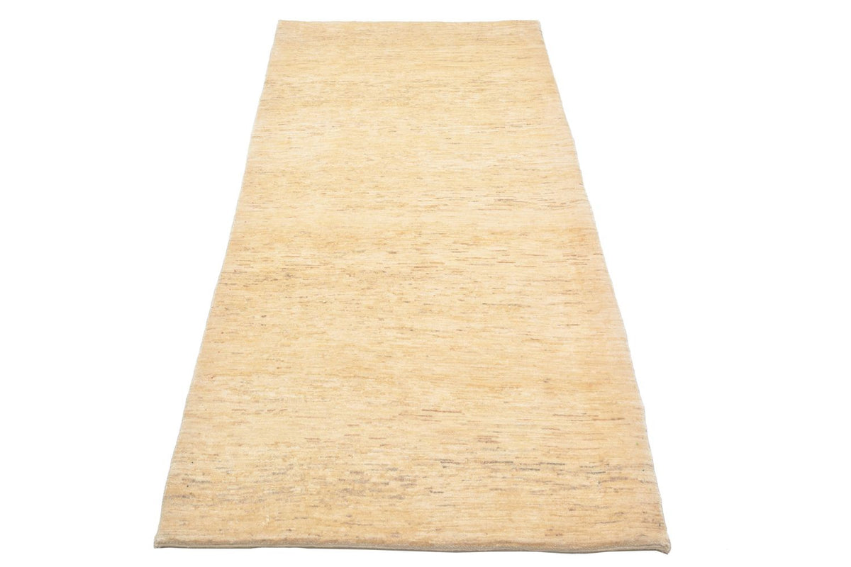 Tapis de couloir Tapis Gabbeh - Loribaft Persan - 203 x 88 cm - naturel