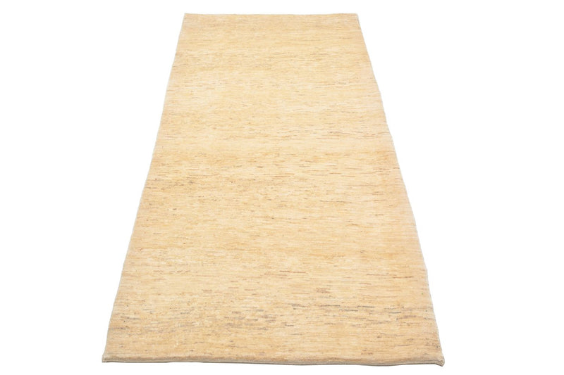Tapis de couloir Tapis Gabbeh - Loribaft Persan - 203 x 88 cm - naturel