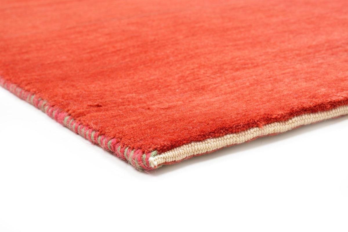 Tapis de couloir Tapis Gabbeh - Loribaft Persan - 208 x 86 cm - rouge