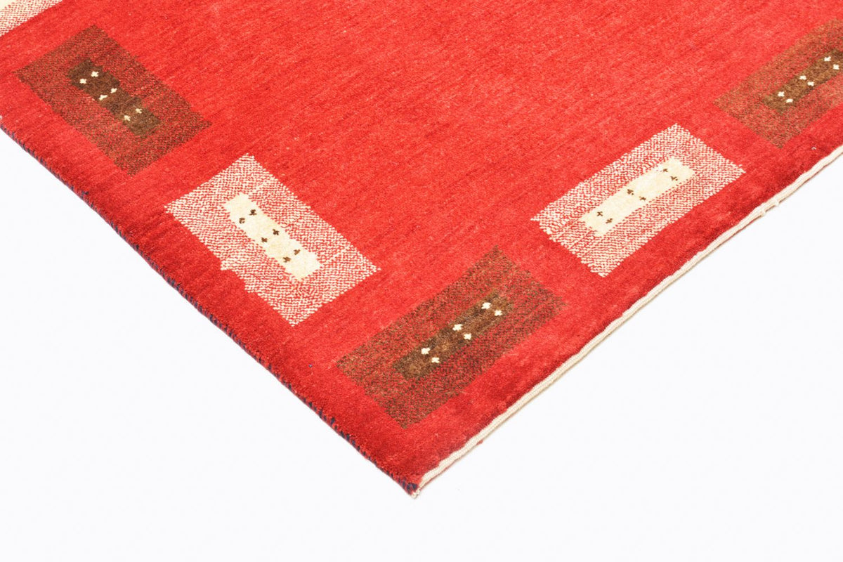 Tapis Gabbeh - Loribaft Persan - 166 x 104 cm - rouge