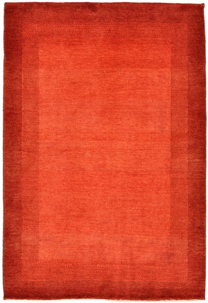 Tapis Gabbeh - Loribaft Persan - 149 x 101 cm - rouge