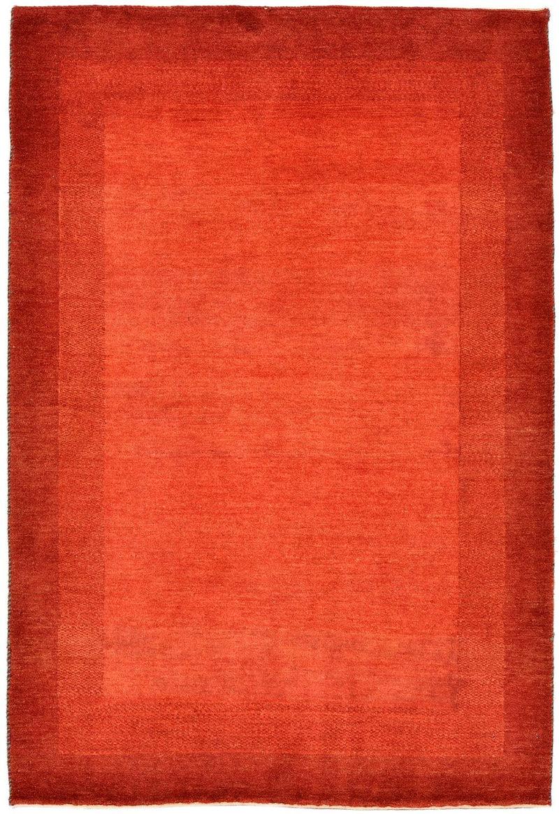 Tapis Gabbeh - Loribaft Persan - 149 x 101 cm - rouge