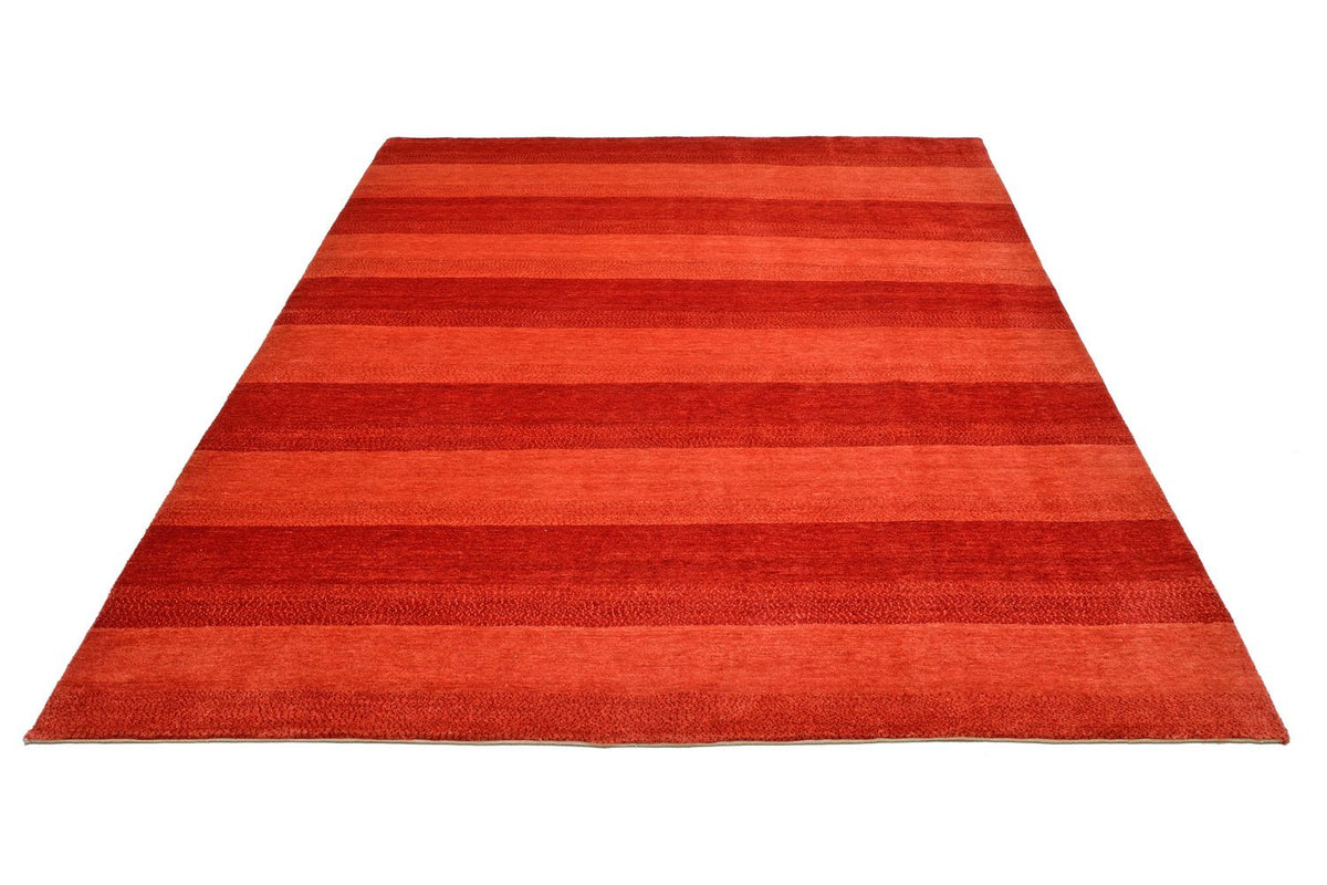 Tapis Gabbeh - Loribaft Persan - 252 x 199 cm - rouge