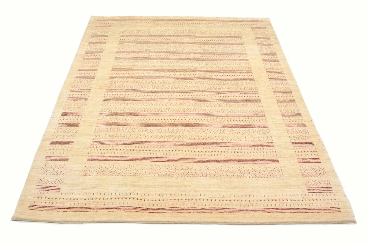 Tapis Gabbeh - Loribaft Persan - 202 x 153 cm - naturel