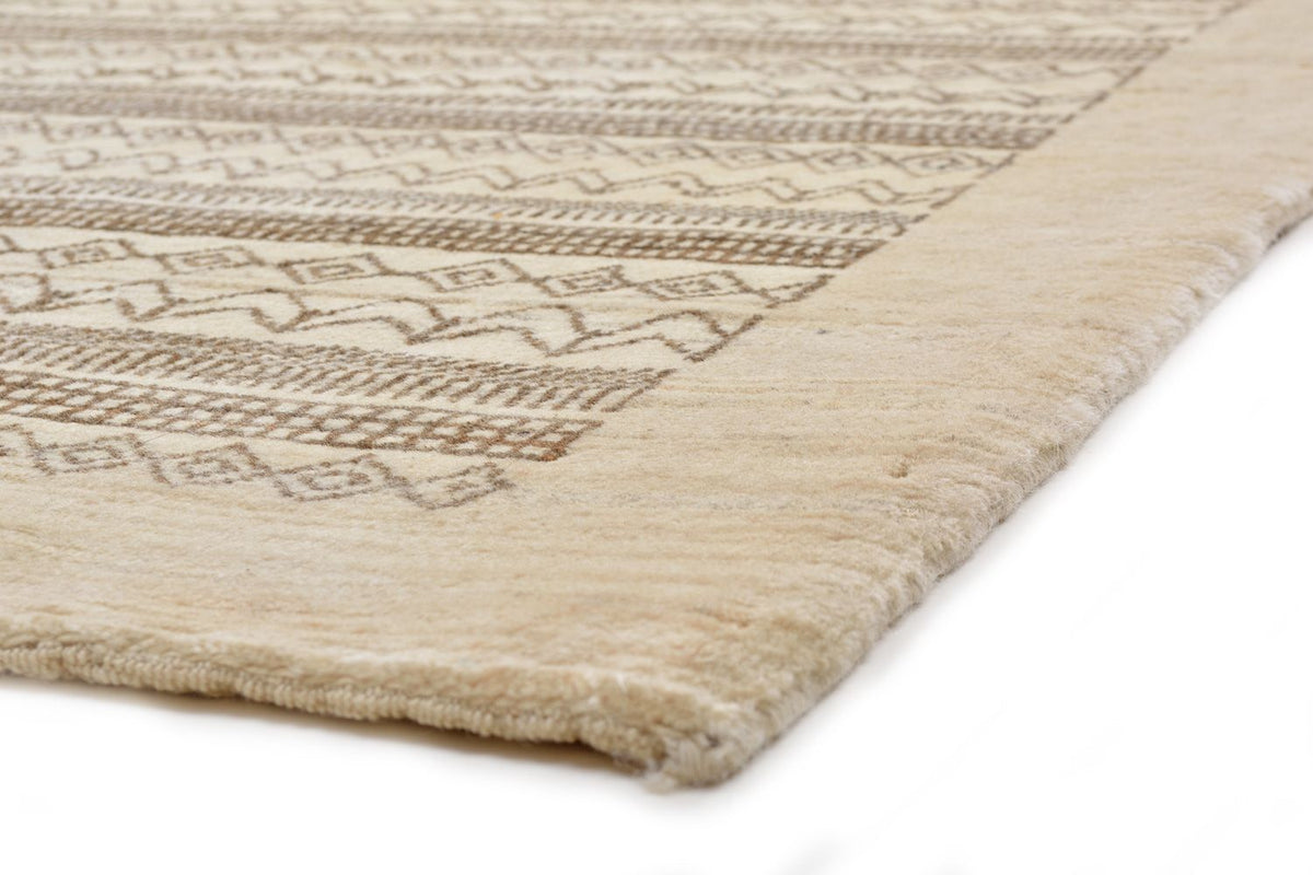 Tapis de couloir Tapis Gabbeh - Loribaft Persan - 297 x 85 cm - sable