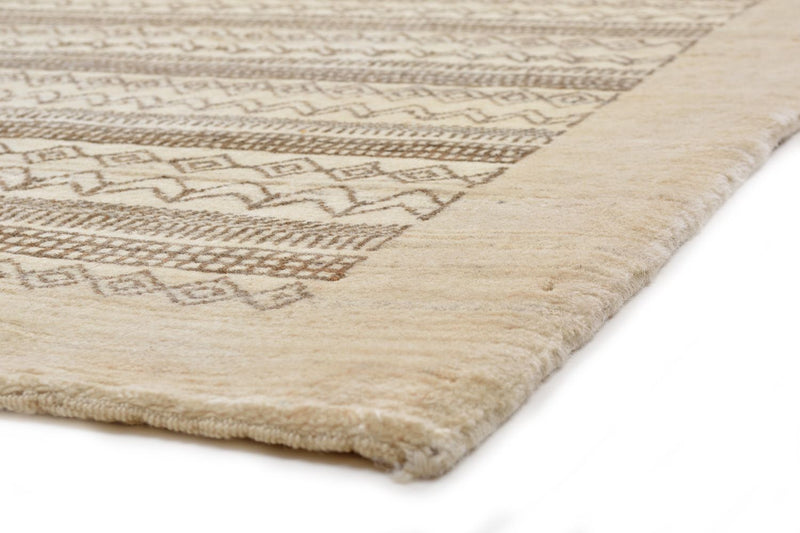 Tapis de couloir Tapis Gabbeh - Loribaft Persan - 297 x 85 cm - sable