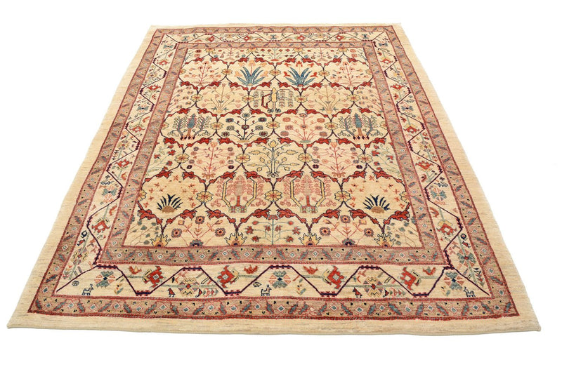 Tapis Gabbeh - Loribaft Persan - 236 x 175 cm - multicolore