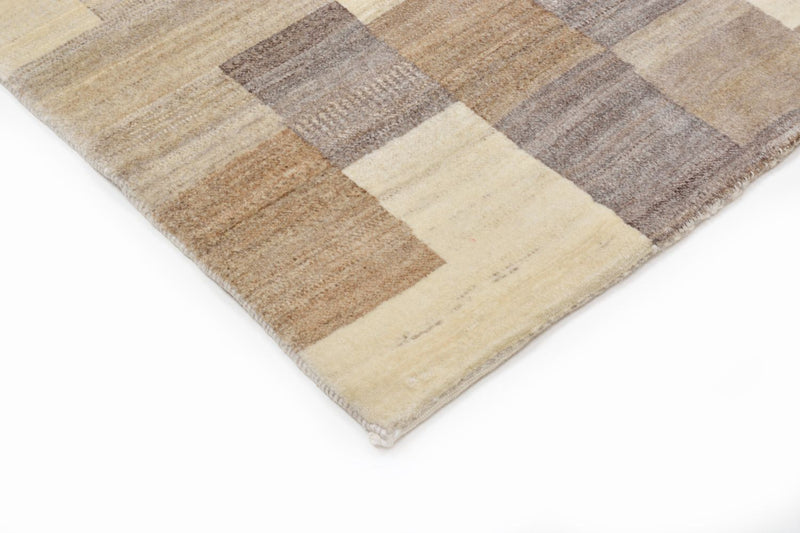 Tapis Gabbeh - Loribaft Persan - 146 x 122 cm - marron clair