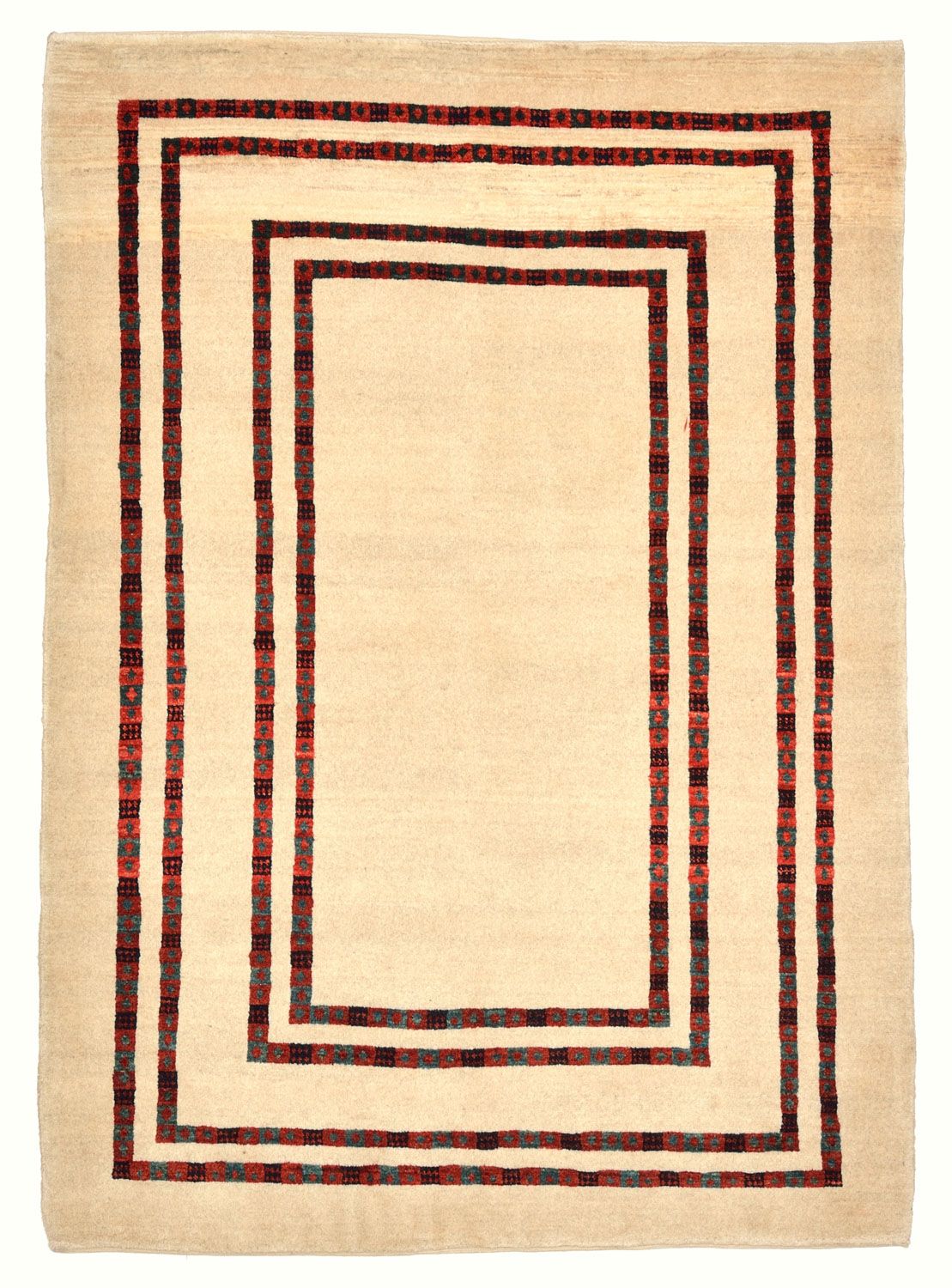 Tapis Gabbeh - Loribaft Persan - 179 x 127 cm - beige