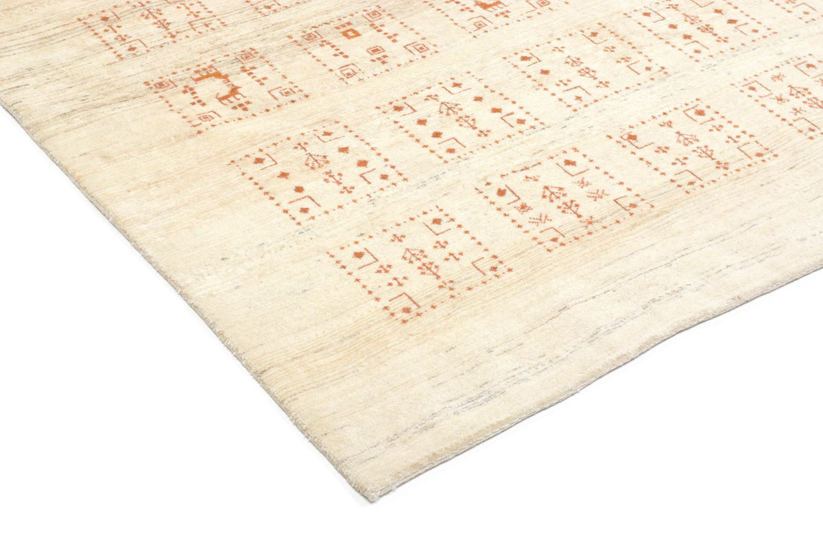 Tapis Gabbeh - Loribaft Persan - 198 x 148 cm - naturel