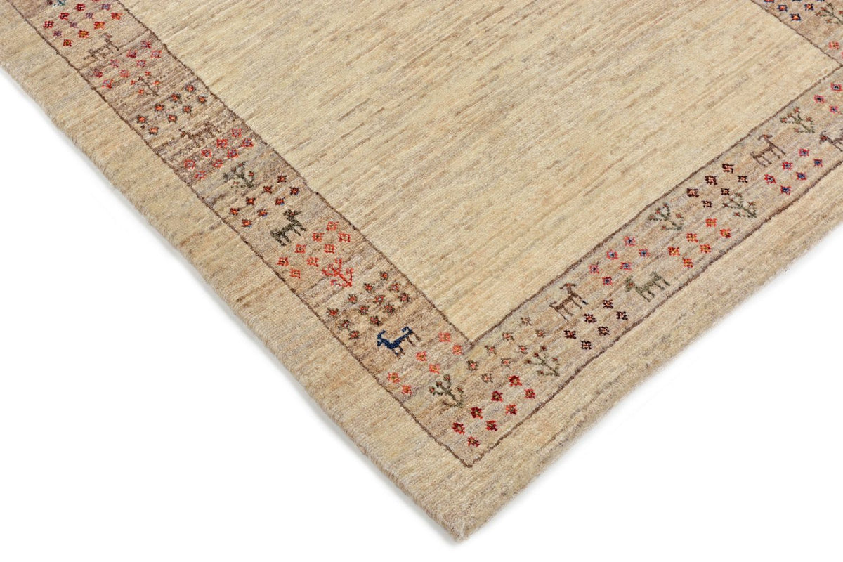 Tapis de couloir Tapis Gabbeh - Loribaft Persan - 176 x 84 cm - sable