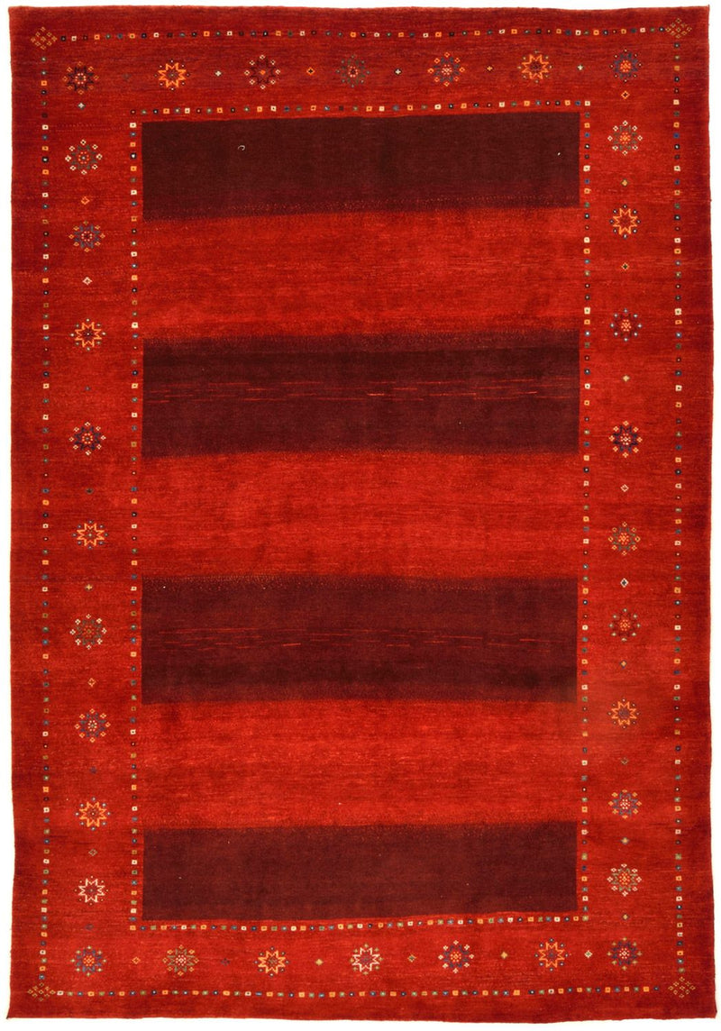 Tapis Gabbeh - Loribaft Persan - 332 x 230 cm - rouge