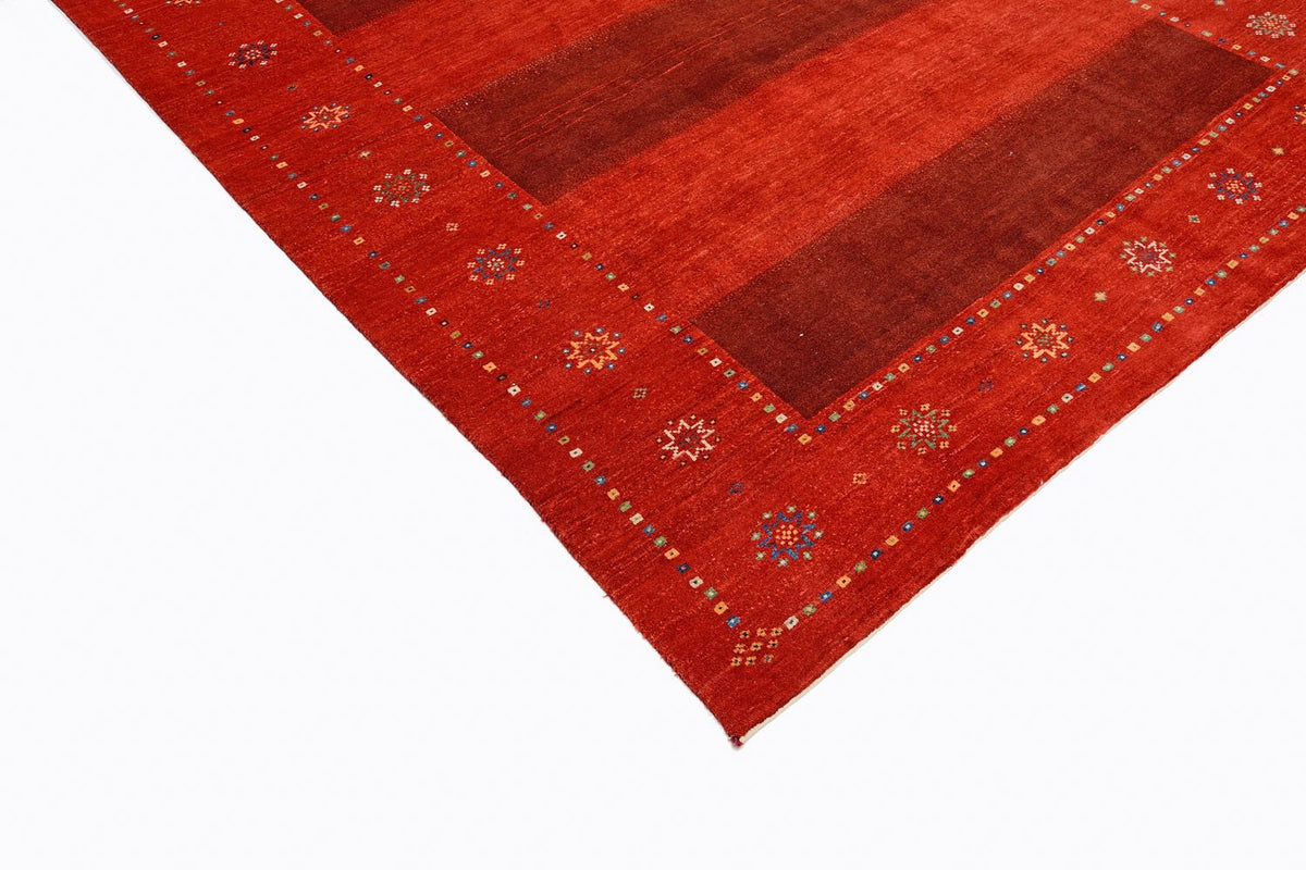 Tapis Gabbeh - Loribaft Persan - 332 x 230 cm - rouge
