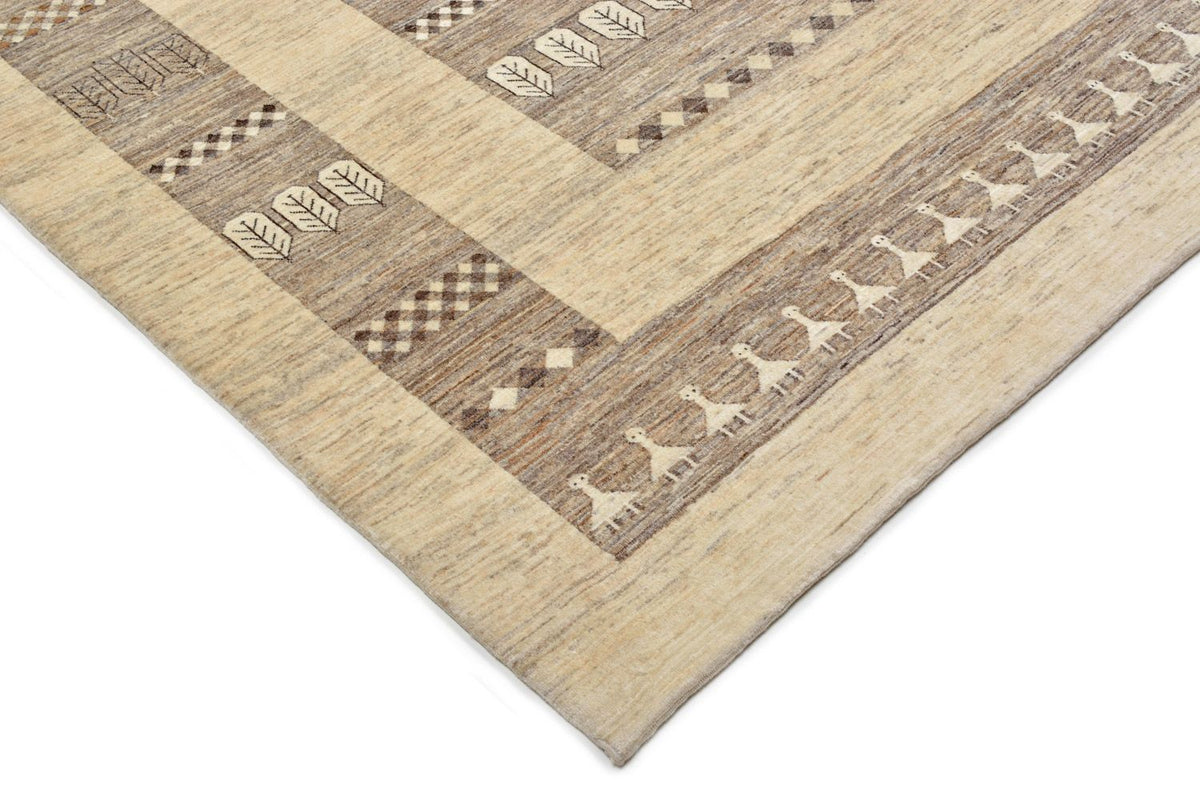 Tapis Gabbeh - Loribaft Persan - 253 x 203 cm - sable