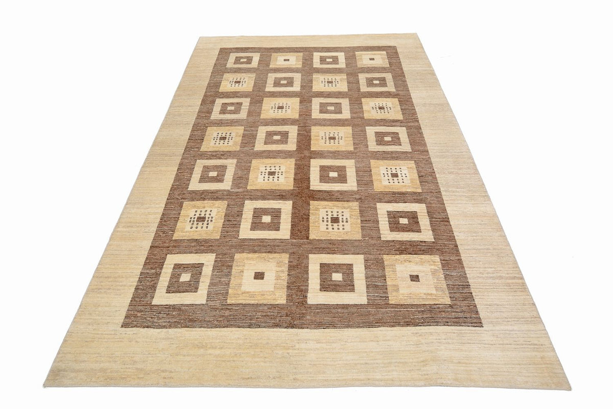 Tapis Gabbeh - Loribaft Persan - 380 x 264 cm - marron