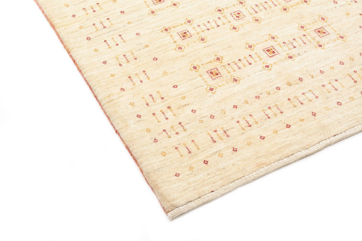 Tapis de couloir Tapis Gabbeh - Loribaft Persan - 201 x 88 cm - naturel