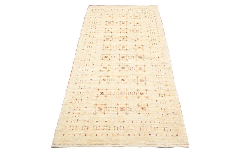 Tapis de couloir Tapis Gabbeh - Loribaft Persan - 201 x 88 cm - naturel