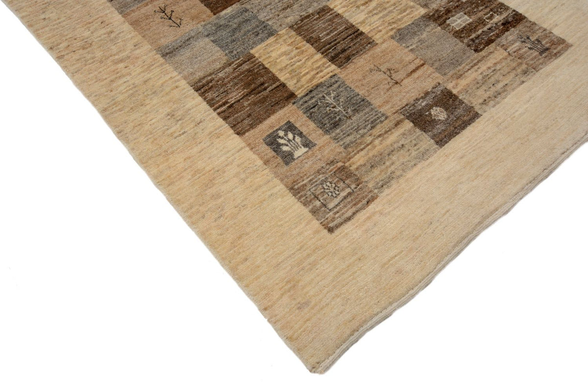 Tapis de couloir Tapis Gabbeh - Loribaft Persan - 512 x 101 cm - marron clair