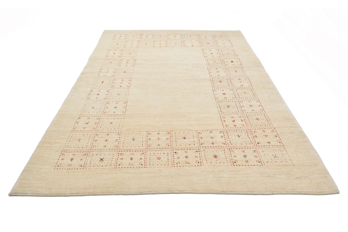 Tapis Gabbeh - Loribaft Persan - 299 x 202 cm - naturel