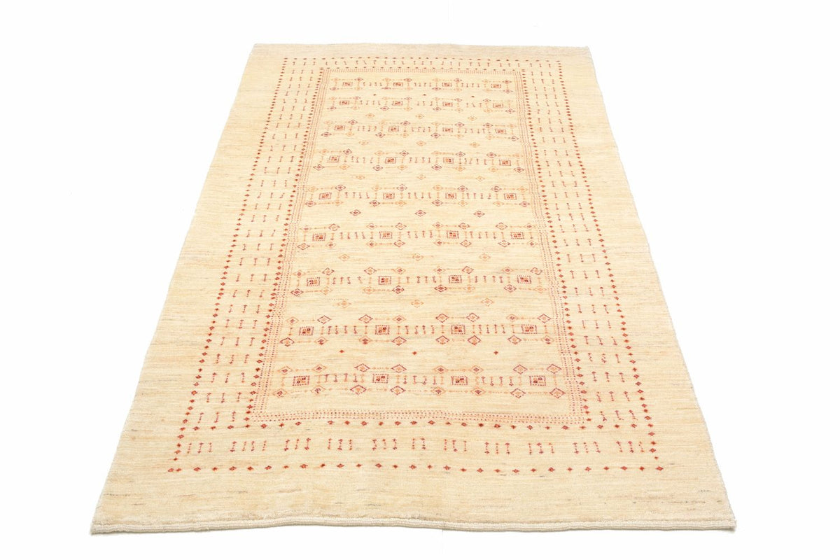 Tapis Gabbeh - Loribaft Persan - 201 x 119 cm - beige