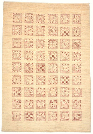 Tapis Gabbeh - Loribaft Persan - 211 x 141 cm - beige