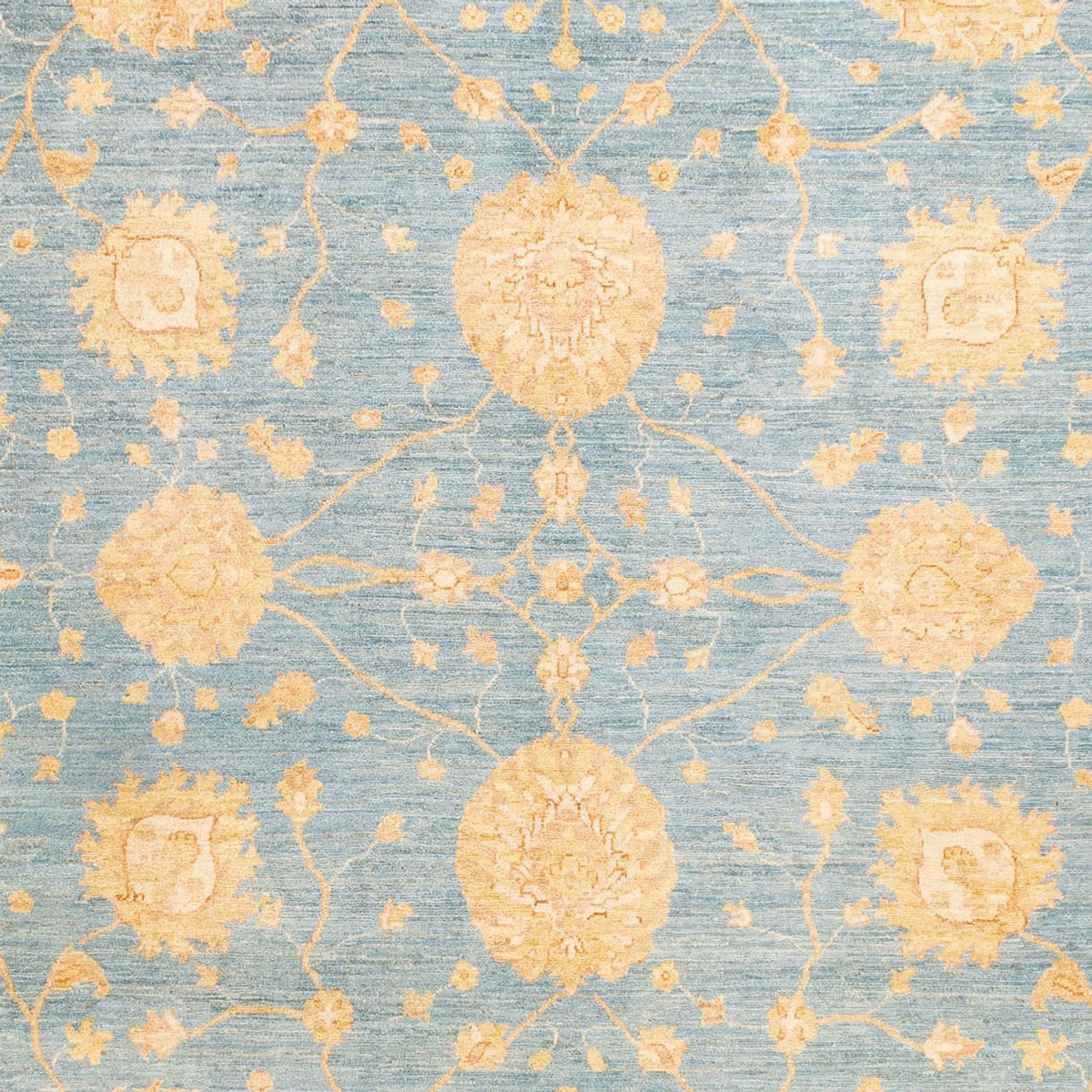 Tapis Ziegler - 343 x 248 cm - bleu clair