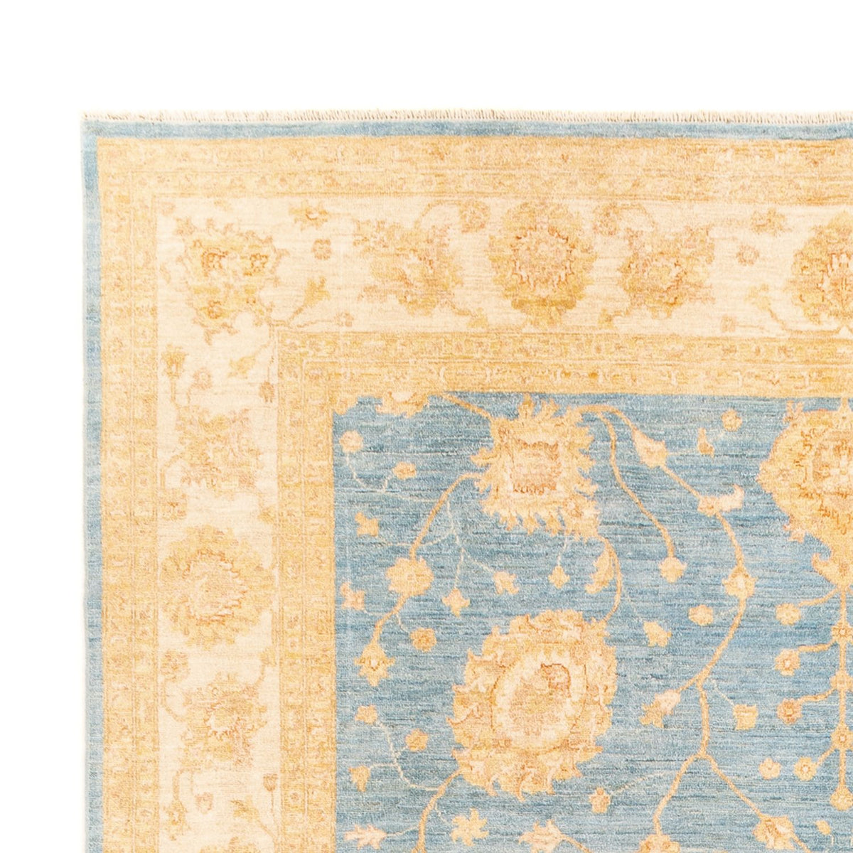 Tapis Ziegler - 343 x 248 cm - bleu clair