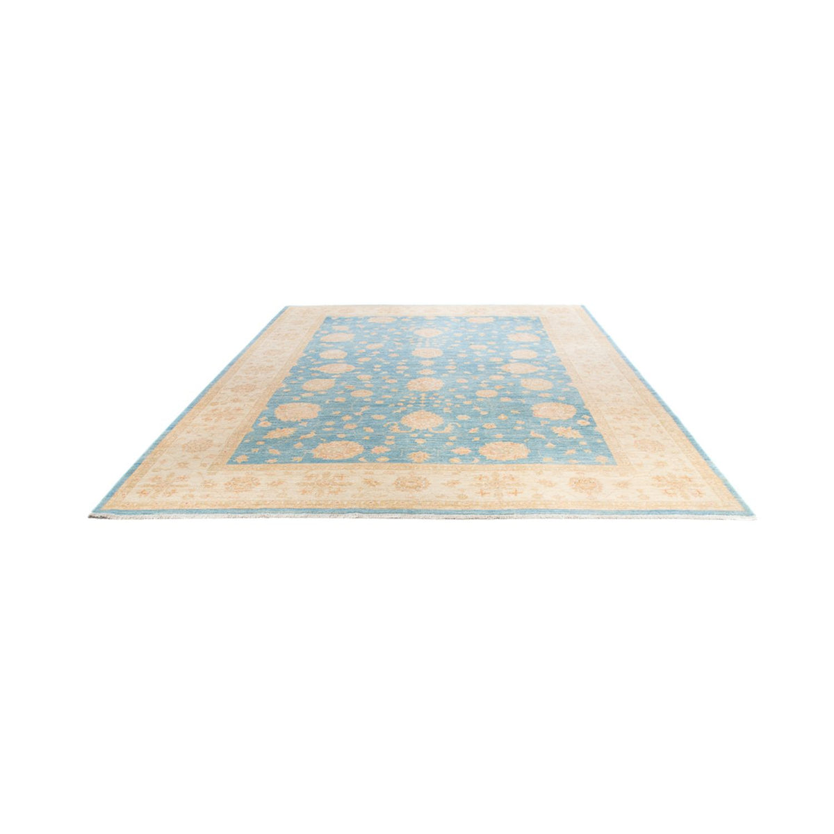 Tapis Ziegler - 343 x 258 cm - bleu clair