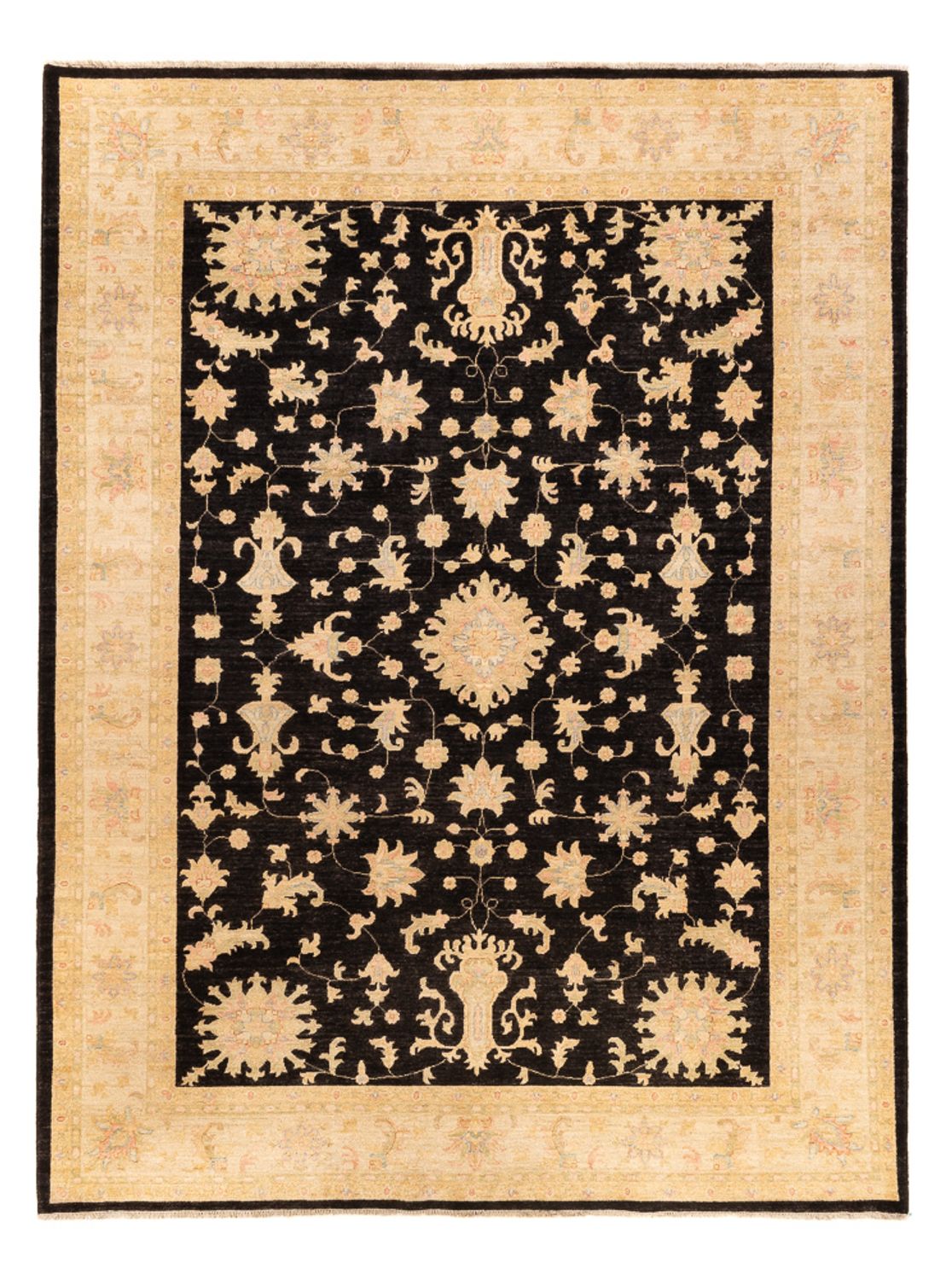 Tapis Ziegler - 342 x 259 cm - bleu foncé