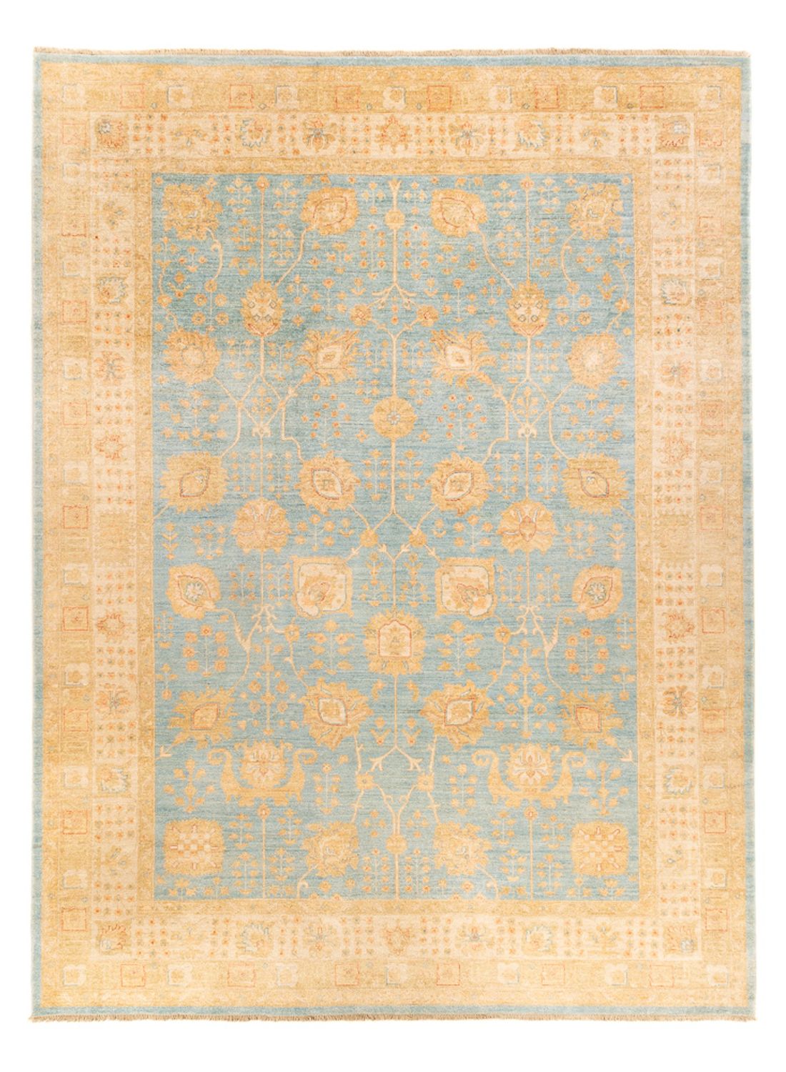 Tapis Ziegler - 345 x 257 cm - bleu clair