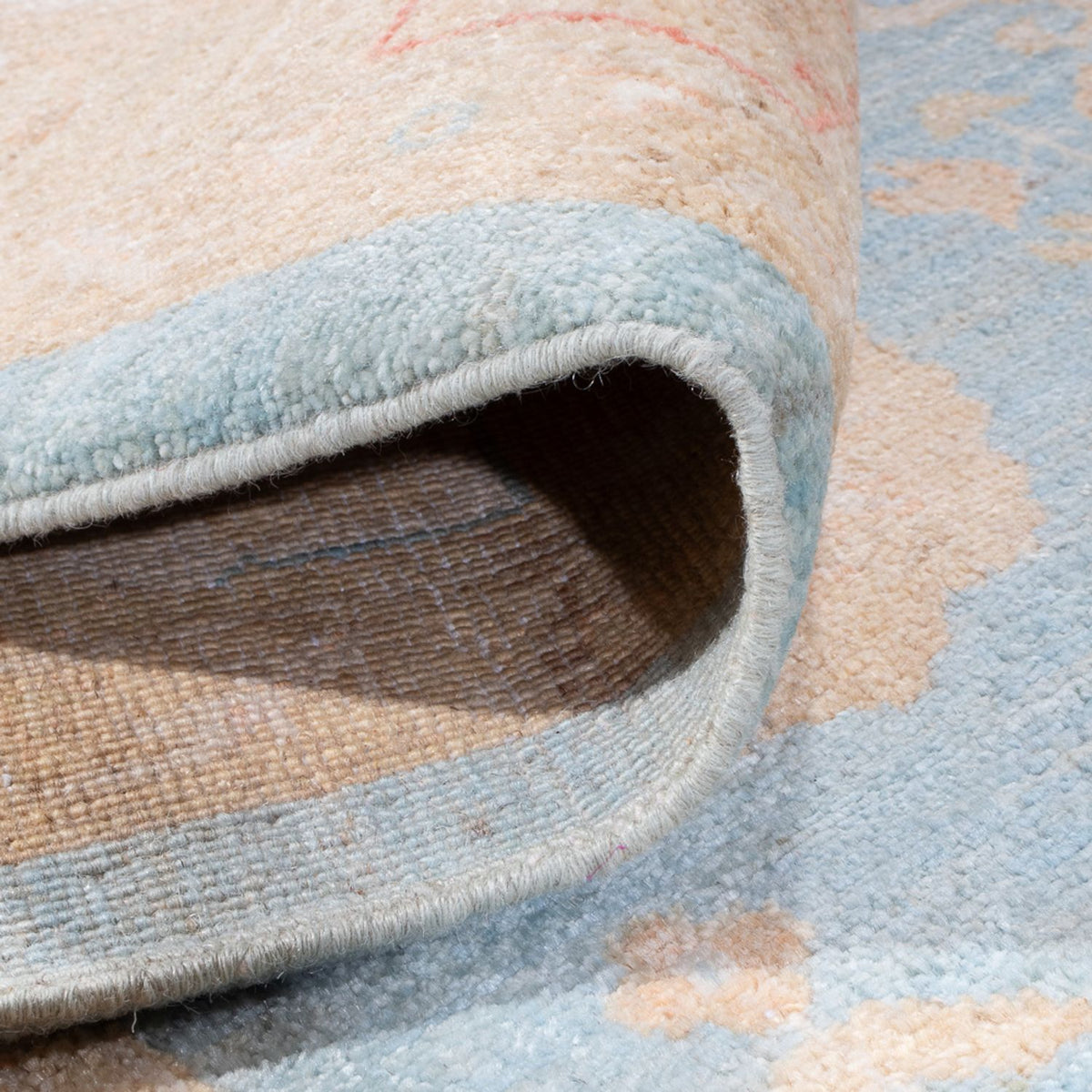 Tapis Ziegler - 345 x 257 cm - bleu clair