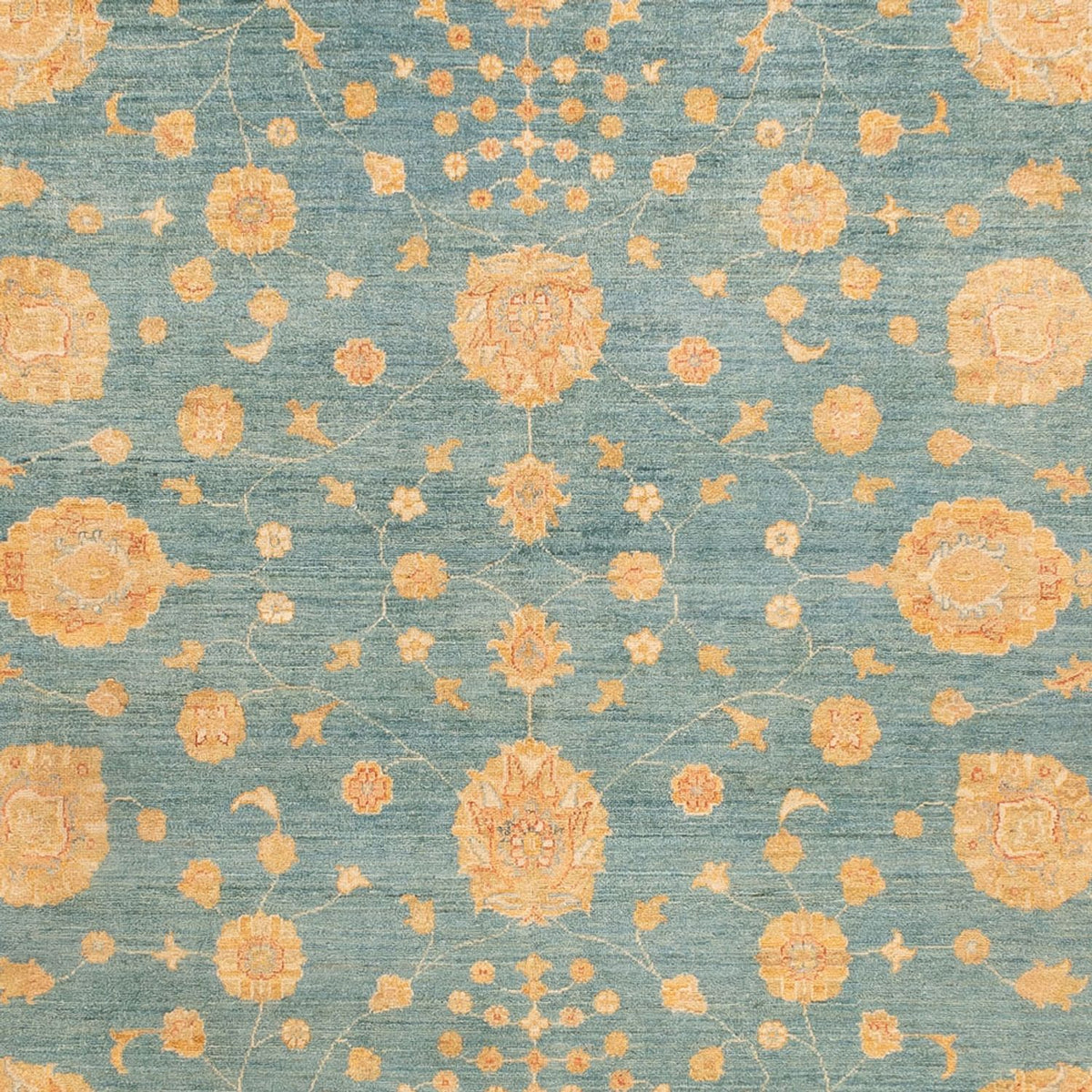 Tapis Ziegler - 353 x 255 cm - bleu