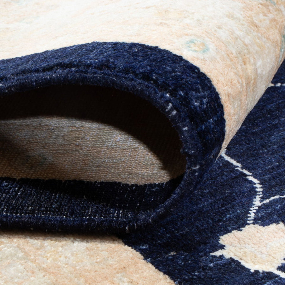 Tapis Ziegler - 332 x 248 cm - bleu foncé