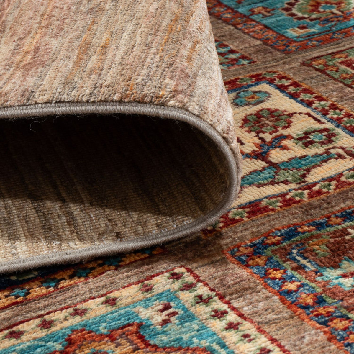 Tapis Ziegler - Bakhtiari - 178 x 124 cm - beige foncé