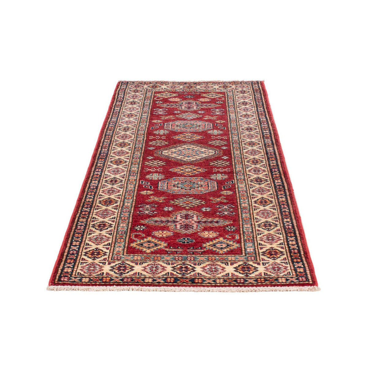 Tapis de couloir Tapis Ziegler - Kazak - 210 x 76 cm - rouge