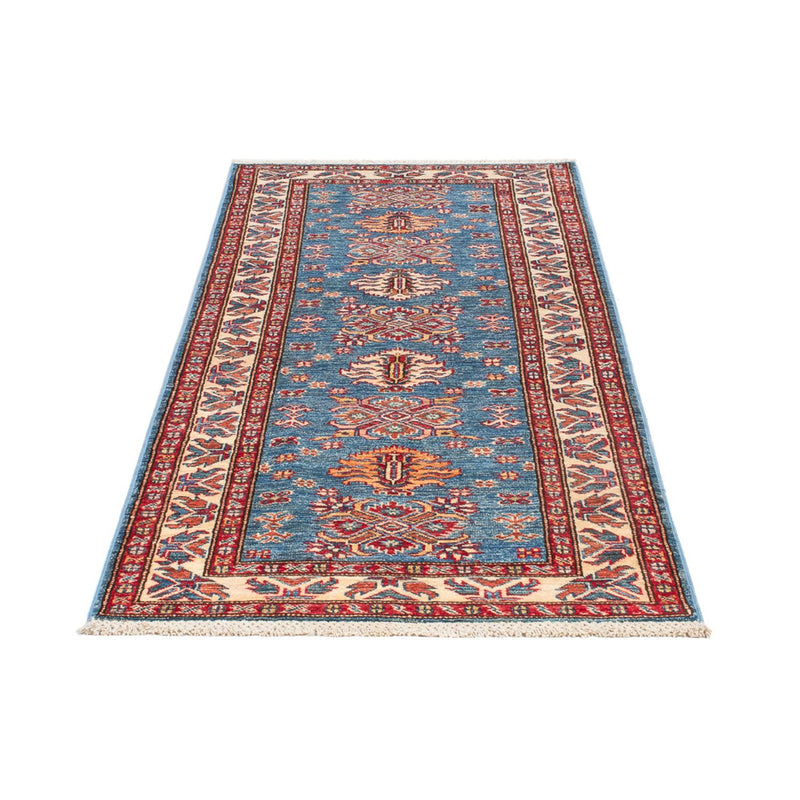 Tapis de couloir Tapis Ziegler - Kazak - 200 x 76 cm - bleu