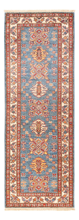 Tapis de couloir Tapis Ziegler - Kazak - 202 x 72 cm - bleu