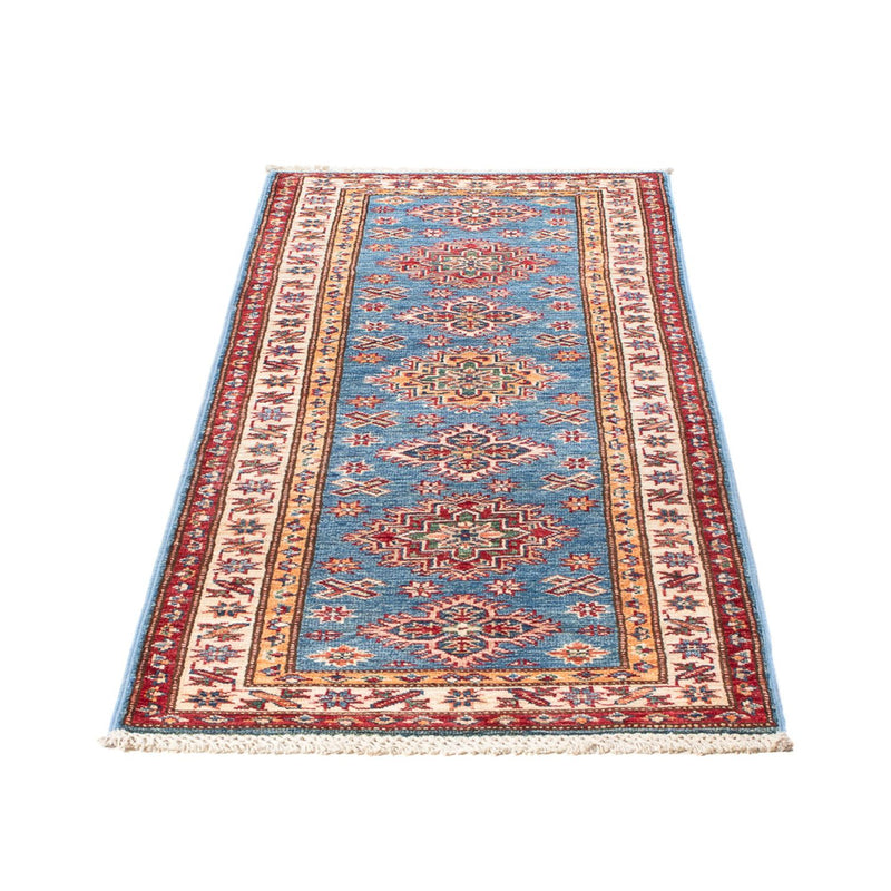 Tapis de couloir Tapis Ziegler - Kazak - 180 x 60 cm - bleu