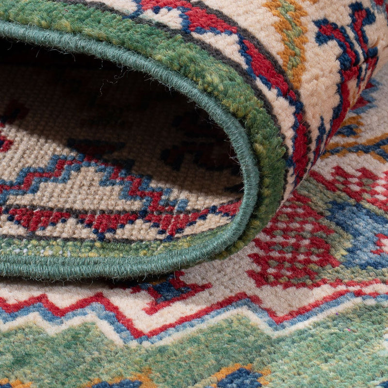 Tapis de couloir Tapis Ziegler - Kazak - 192 x 83 cm - vert