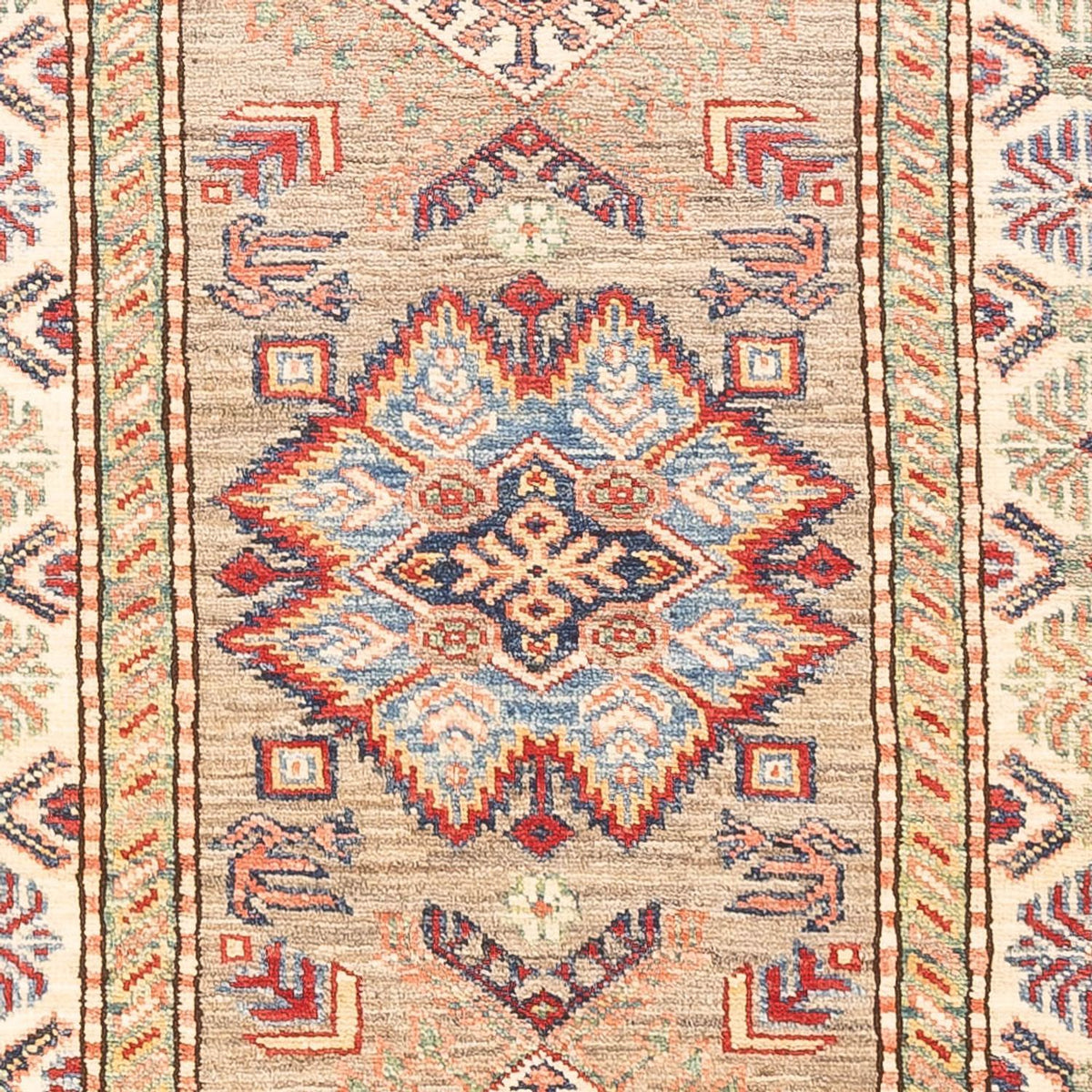 Tapis de couloir Tapis Ziegler - Kazak - 194 x 74 cm - beige