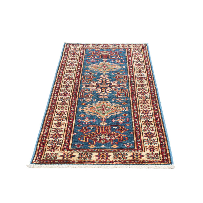Tapis de couloir Tapis Ziegler - Kazak - 189 x 63 cm - bleu
