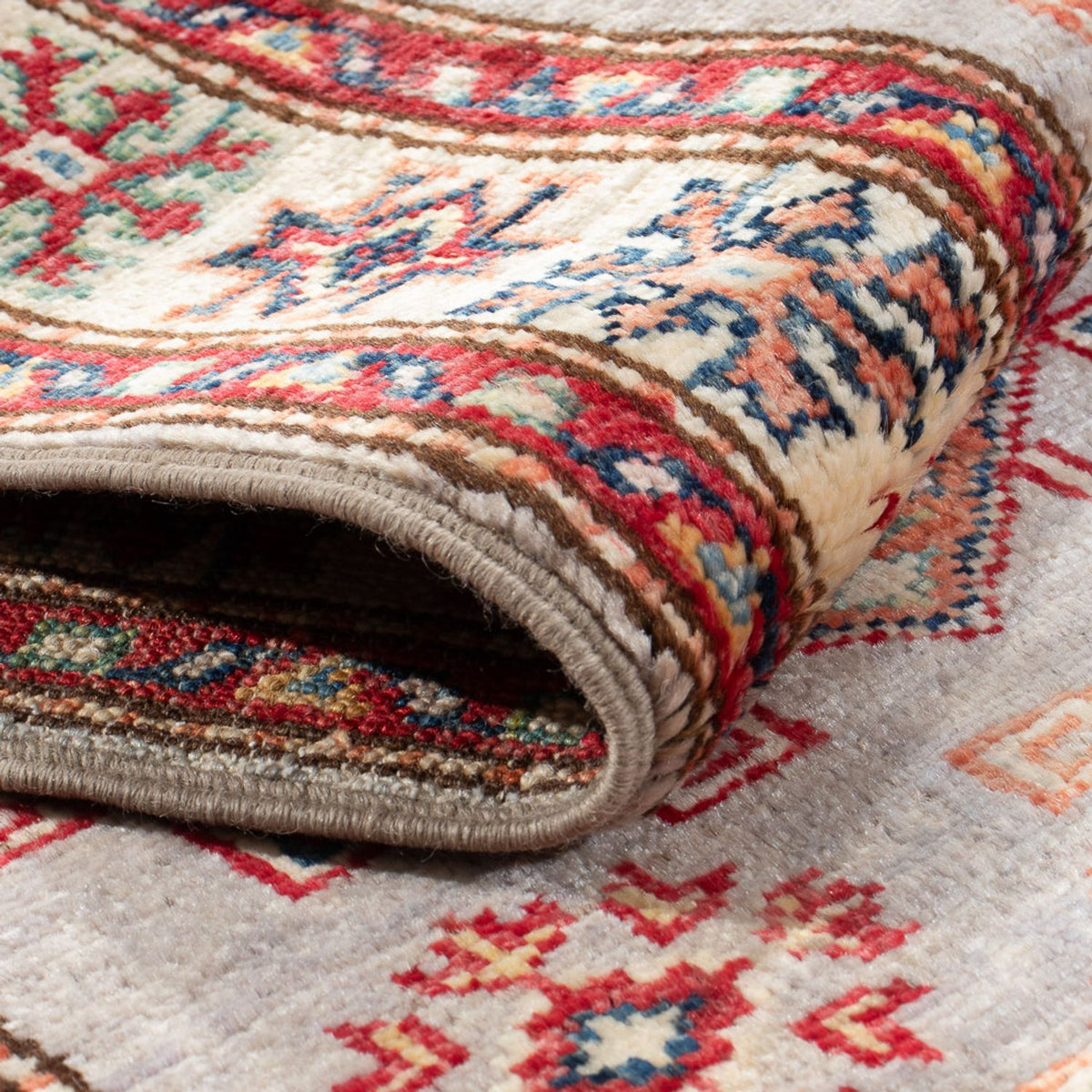 Tapis de couloir Tapis Ziegler - Kazak - 180 x 57 cm - beige